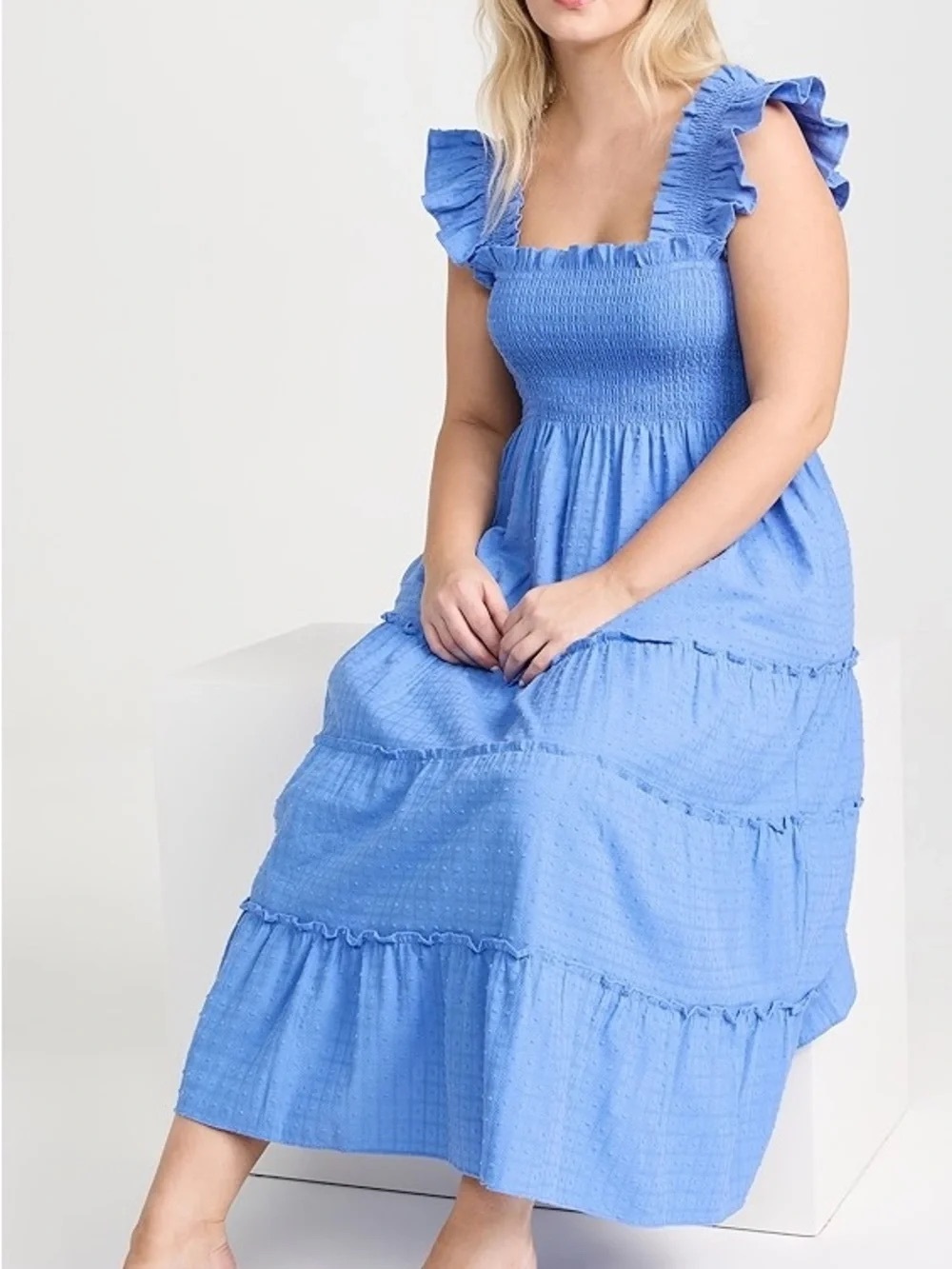 Hill House Blue Hydrangea Ellie Nap Dress XL